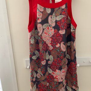 Ladakh Red Blue Print Paisle 00 New Tags